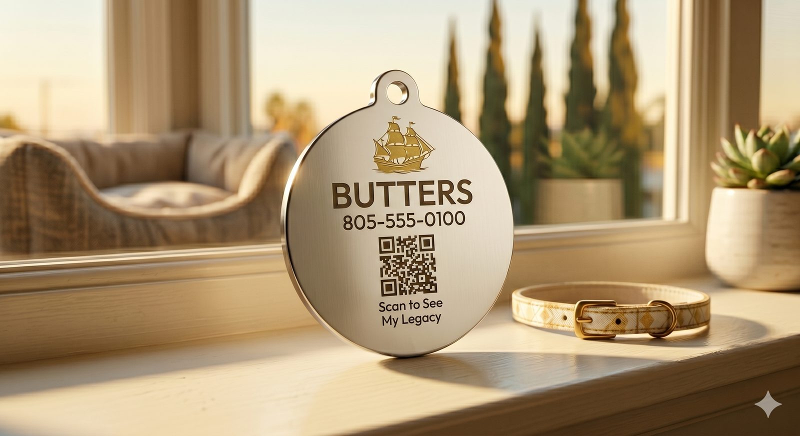 Pet QR Tag — Basic