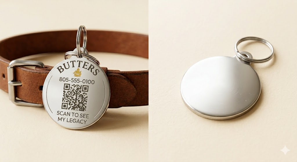 Pet QR Tag